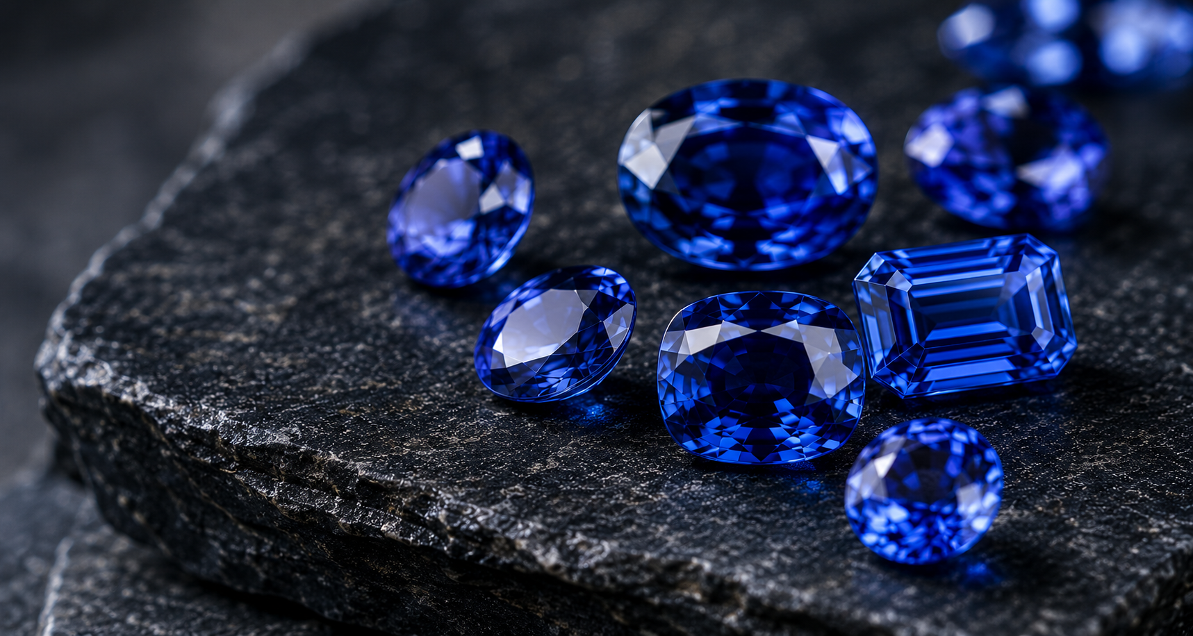 Ceylon Blue sapphires 