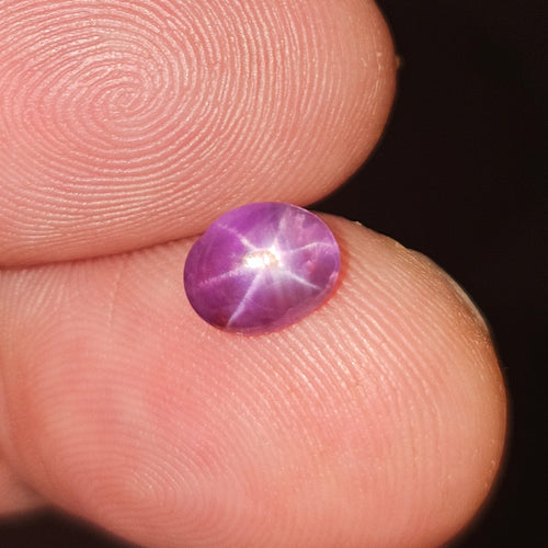 Ceylon Star Sapphire Purplish Pink Unheated